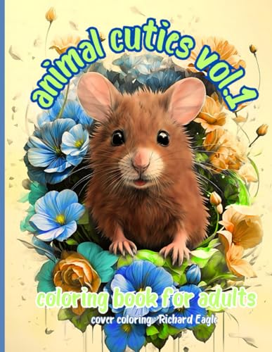 ANIMAL CUTIES vol.1: adult grayscale coloring book von Independently published