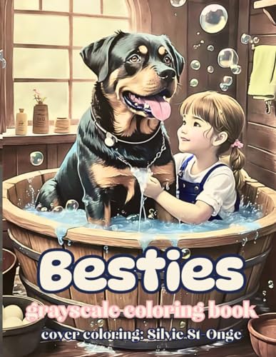 BESTIES: grayscale coloring book von Independently published