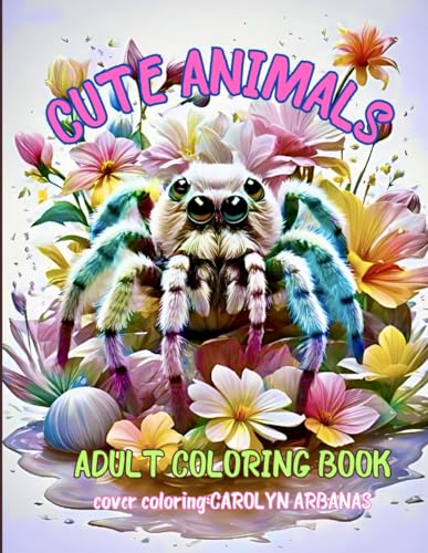 CUTE ANIMALS: adult coloring book von Independently published
