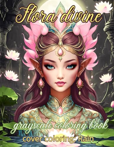 FLORA DIVINE: grayscale coloring book von Independently published