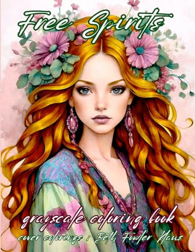 FREE SPIRITS: grayscale coloring book von Independently published