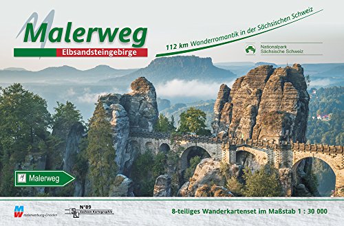 Malerweg - Wanderkartenset von SACHSEN KARTOGRAPHIE GmbH DRESDEN