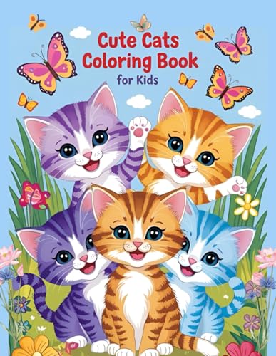 cute cats coloring book: color the cutest Cats! von Independently published