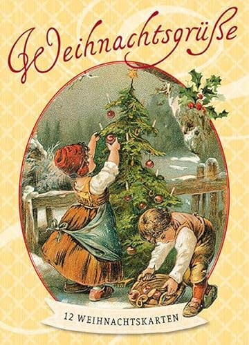 Weihnachtsgrüße: 12 nostalgische Weihnachtskarten: 12 Weihnachtskarten