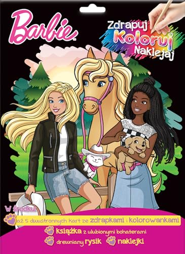Barbie Zdrapuj koloruj, naklejaj Barbie Zdrapuj koloruj, naklejaj von Media Service Zawada