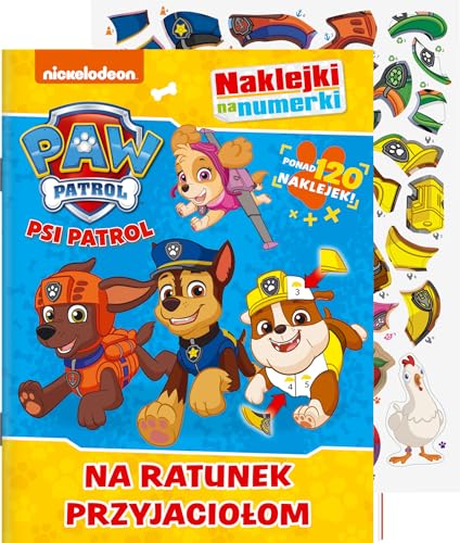 Psi Patrol. Naklejki na numerki. Na ratunek przyjaciołom! Psi Patrol. Naklejki na numerki. Na ratunek przyjaciołom! von Media Service Zawada