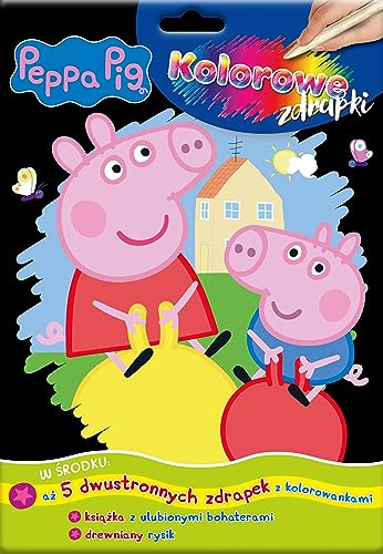 Świnka Peppa Kolorowe zdrapki cz.1 Świnka Peppa Kolorowe zdrapki cz.1