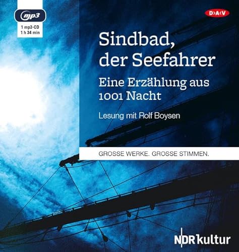 Sindbad, der Seefahrer. Eine Erzählung aus 1001 Nacht: Lesung mit Rolf Boysen (1 mp3-CD) von Der Audio Verlag, Dav