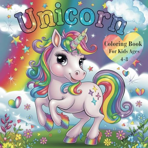 Unicorn Coloring Book for Kids for Ages 4-8 von Independently published