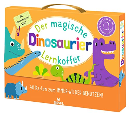Der magische Lernkoffer Dinosaurier: Mit Karten zum immer-wieder-benutzen: 40 Karten zum IMMER_WIEDER_BENUTZEN!