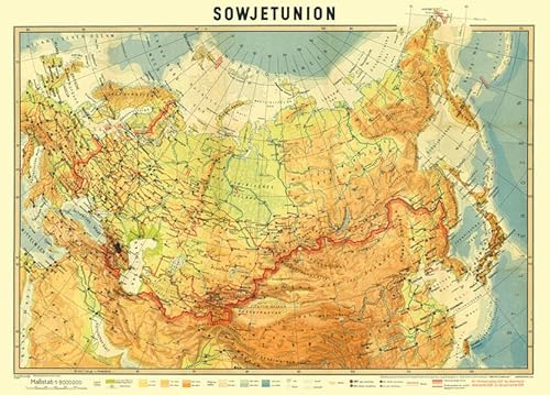 Historische Karte: SOWJETUNION 1951 (gerollt) von Verlag Rockstuhl