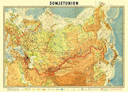Historische Karte: SOWJETUNION 1951 (gerollt) von Rockstuhl Verlag
