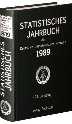 Statistisches Jahrbuch der Deutschen Demokratischen Republik - DDR 1989 von Rockstuhl, H