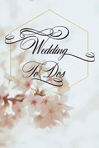 Wedding To Dos: Checklistenbuch mit To Do Listen zum Planen und Abhaken - Motiv Kirschblüten