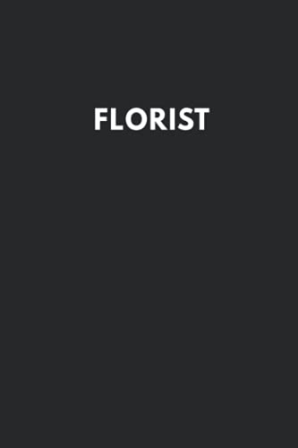 Florist: lined journal notebook