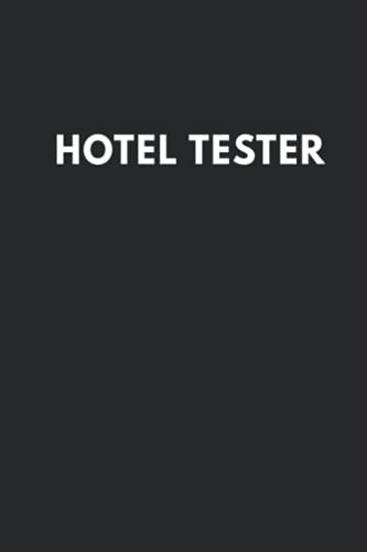 Hotel tester : Lined Journal Notebook von Independently published