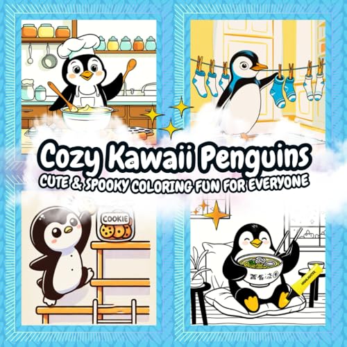 Cozy Kawaii Penguins: Cute & Spooky Coloring Fun for Everyone Cozy Kawaii Penguins: Cute & Spooky Coloring Fun for Everyone von Independently published