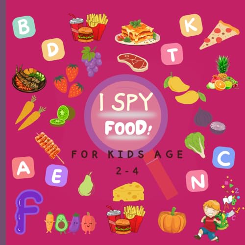 I spy food! For Kids age 2-4: Alphabet learning, Children's books