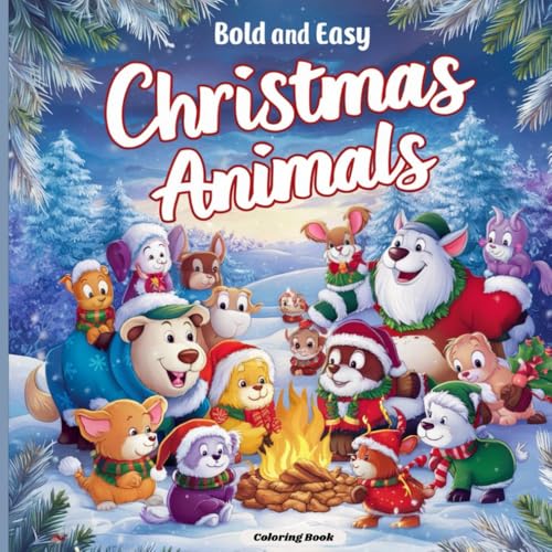 Bold and Easy Christmas Animals Coloring Book: Holiday animals for relaxation and fun! Enjoy your time coloring these animals during the festive ... coloring book featuring a variety of animals! Bold and Easy Christmas Animals Coloring Book: Holiday animals for relaxation and fun! Enjoy your time coloring these animals during the festive ... coloring book featuring a variety of animals! von Independently published