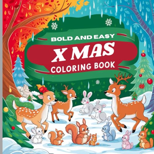 Bold and Easy Xmas Coloring Book: Bold Xmas Coloring Book: Easy-to-Color Festive Designs for a Joyful Holiday Bold and Easy Xmas Coloring Book: Bold Xmas Coloring Book: Easy-to-Color Festive Designs for a Joyful Holiday von Independently published