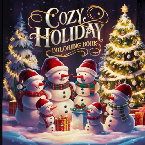 Cozy Holidays Coloring Book: This coloring book is designed with images of various animals, Santa Claus and various designs. Enhance your creativity by coloring the designs here. Cozy Holidays Coloring Book: This coloring book is designed with images of various animals, Santa Claus and various designs. Enhance your creativity by coloring the designs here. von Independently published