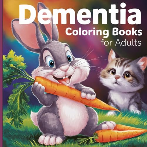Dementia Coloring Books for Elderly: Simple, calming designs to engage and soothe. Various designs including flowers, birds, and sleeping cats will ... down and bring you meaningful entertainment. Dementia Coloring Books for Elderly: Simple, calming designs to engage and soothe. Various designs including flowers, birds, and sleeping cats will ... down and bring you meaningful entertainment. von Independently published