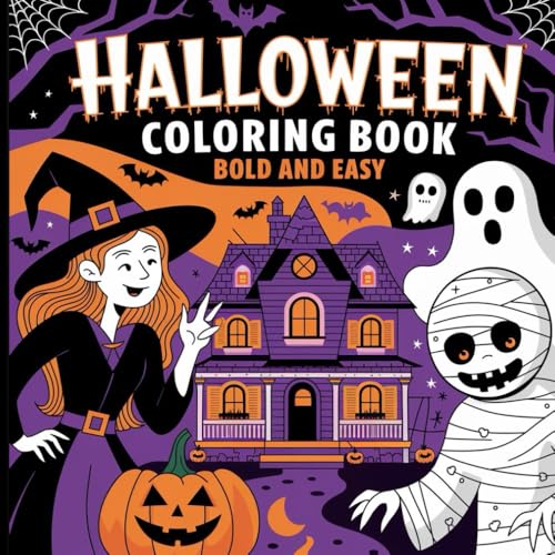 Holloween coloring book bold and easy: Halloween Coloring Book Bold and Easy - Coloring book for adults and teens and toddlers featuring bold, simple ... gothic creatures and other spooky images Holloween coloring book bold and easy: Halloween Coloring Book Bold and Easy - Coloring book for adults and teens and toddlers featuring bold, simple ... gothic creatures and other spooky images von Independently published