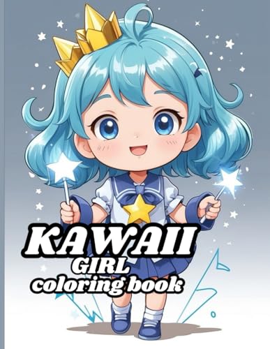 Kawaii Girls Coloring Book: "This coloring book is a great way to brush up on your coloring skills, with lots of beautiful and fun designs to spark ... features a girl cooking, cleaning, and more." Kawaii Girls Coloring Book: "This coloring book is a great way to brush up on your coloring skills, with lots of beautiful and fun designs to spark ... features a girl cooking, cleaning, and more." von Independently published