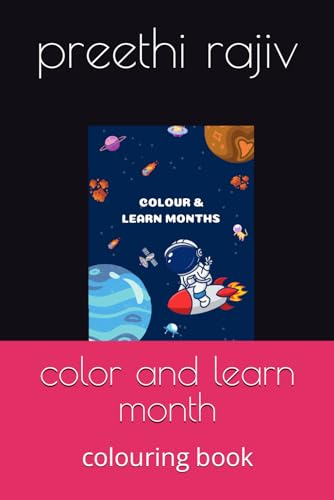 color and learn month: colouring book von Independently published