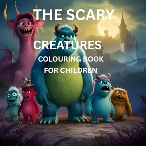 The scary creaturs colouring book for children von Independently published