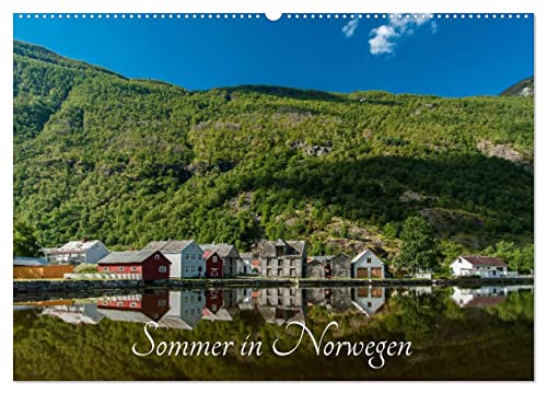 Sommer in Norwegen (Wandkalender 2024 DIN A2 quer), CALVENDO Monatskalender