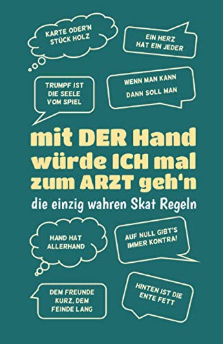 Skat Buch - Ergebnisblock Punkteliste - die wahren Skatregeln: Mit der Hand würde ich mal zum Arzt gehen! Geschenk für Skatspieler: Skat Spielblock Skatsprüche gn Skat Buch - Ergebnisblock Punkteliste - die wahren Skatregeln: Mit der Hand würde ich mal zum Arzt gehen! Geschenk für Skatspieler: Skat Spielblock Skatsprüche gn von Independently published