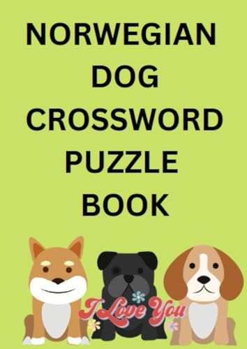 Norwegian Dog Crossword Puzzle Book Norwegian Dog Crossword Puzzle Book von Independently published
