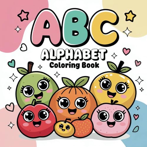 ABC Alphabet Coloring Book For Kids: Bold and Easy, Simple Outline Alphabet Designs, ABC 123 Colors for Preschool Boys, Girls, Teens, and Toddlers (Bold & Easy Coloring) von Independently published