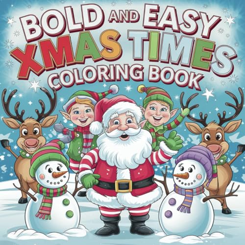 Xmas Times: Coloring Book For Adults And Teens Featuring Cozy Christmas Scenes (Bold and Easy Coloring) von Independently published