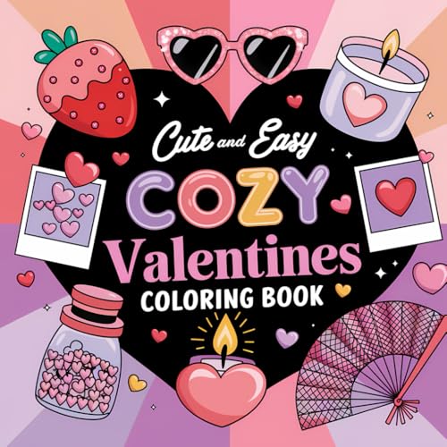 Cozy Valentine’s Coloring Pages Bundle – 70+ Romantic Cozy Valentine’s Coloring Pages Bundle – 70+ Romantic von Independently published