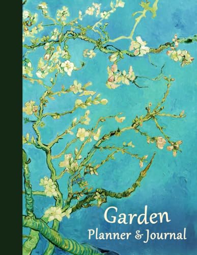 Garden Planner & Journal: Gardening Gifts / Calendar / Diary [ Paperback Notebook * 1 Year - Start any time * Large - 8.5 x 11 inch * Decorative Black ... * van Gogh ] (Gifts & Presents for Gardeners) von CreateSpace Independent Publishing Platform