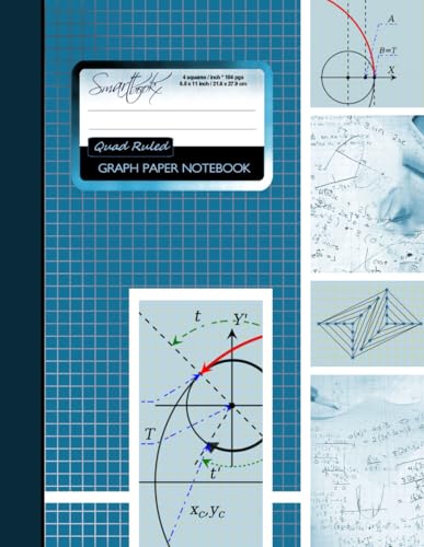 Graph Paper Notebook: Squared Graphing Paper * Blank Quad Ruled * Large (8.5” x 11”) * Softback (Composition Books) von CreateSpace Independent Publishing Platform
