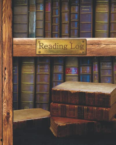 Reading Log: Gifts for Book Lovers (A reading journal with 100 spacious record pages and more in a large soft covered notebook from our Antique Bookshelf range) (Reading Logs & Journals)