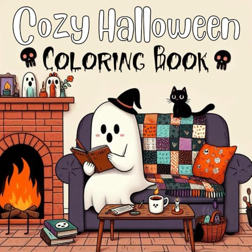 Cozy Halloween Coloring Book: 41 Cute, Bold with Easy Designs for Kids and Adults: A Fun and Relaxing Collection of Adorable Halloween Scenes for Stress Relief and Creativity Cozy Halloween Coloring Book: 41 Cute, Bold with Easy Designs for Kids and Adults: A Fun and Relaxing Collection of Adorable Halloween Scenes for Stress Relief and Creativity von Independently published
