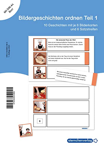 Bildergeschichten ordnen – Teil 1 Schülerarbeitsmaterial für die 2. bis 3. Klasse: 10 Geschichten mit je 6 Bildkarten und 6 Satzstreifen in der DIN A4-Box mit Etikett gratis Bildergeschichten ordnen – Teil 1 Schülerarbeitsmaterial für die 2. bis 3. Klasse: 10 Geschichten mit je 6 Bildkarten und 6 Satzstreifen in der DIN A4-Box mit Etikett gratis