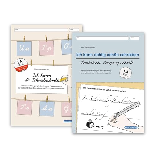 Ich kann die Schreibschrift LA und Übungsheft - Ich kann richtig schön schreiben - Ausgabe Lateinische Ausgangsschrift - 2 Hefte: Schreiblehrgang LA ... einer schönen und sauberen Handschrift Ich kann die Schreibschrift LA und Übungsheft - Ich kann richtig schön schreiben - Ausgabe Lateinische Ausgangsschrift - 2 Hefte: Schreiblehrgang LA ... einer schönen und sauberen Handschrift