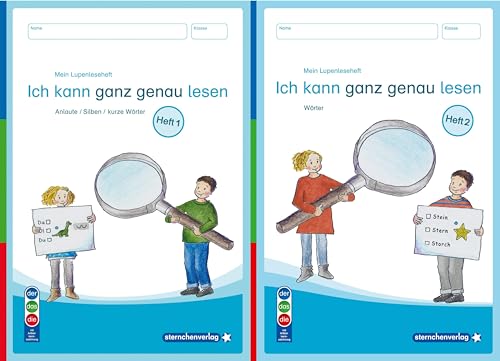 Mein Lupenleseheft 1 und 2 - Ich kann ganz genau lesen - DaZ - Ausgabe in Artikelkennzeichnung: Teil 1: Anlaute / Silben / kurze Wörter - Teil 2: Wörter Mein Lupenleseheft 1 und 2 - Ich kann ganz genau lesen - DaZ - Ausgabe in Artikelkennzeichnung: Teil 1: Anlaute / Silben / kurze Wörter - Teil 2: Wörter