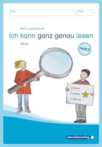 Mein Lupenleseheft 2 - Ich kann ganz genau lesen -: Wörter von sternchenverlag