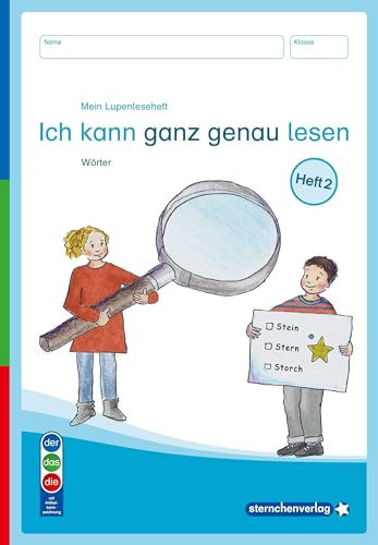 Mein Lupenleseheft 2 - Ich kann ganz genau lesen - DaZ: Ausgabe mit Artikelkennzeichnung - Wörter Mein Lupenleseheft 2 - Ich kann ganz genau lesen - DaZ: Ausgabe mit Artikelkennzeichnung - Wörter
