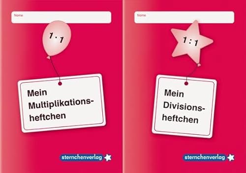 Mein Multiplikationsheftchen und mein Divisionsheftchen: Merkhefte im Set zur selbstständigen Erarbeitung und Auswendiglernen der Einmaleins- und ... der Einmaleins- und Divisionsreihen Mein Multiplikationsheftchen und mein Divisionsheftchen: Merkhefte im Set zur selbstständigen Erarbeitung und Auswendiglernen der Einmaleins- und ... der Einmaleins- und Divisionsreihen