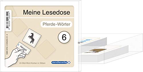 Meine Lesedose 6 - Pferde-Wörter: 24 Bild-Wort-Karten in Silben. Meine Lesedose 6 - Pferde-Wörter: 24 Bild-Wort-Karten in Silben.