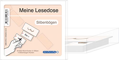 Meine Lesedose - Silbenbögen: 48 Bild-Wort-Karten in Sprechsilben mit Selbstkontrolle in der Box: 48 Bild-Wort-Karten und 4 Silbenbögen-Karten