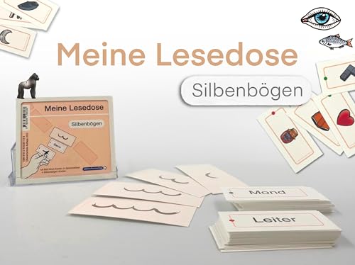 Meine Lesedose - Silbenbögen: 48 Bild-Wort-Karten in Sprechsilben mit Selbstkontrolle in der Box mit gratis Etikett: 48 Bild-Wort-Karten und 4 Silbenbögen-Karten Meine Lesedose - Silbenbögen: 48 Bild-Wort-Karten in Sprechsilben mit Selbstkontrolle in der Box mit gratis Etikett: 48 Bild-Wort-Karten und 4 Silbenbögen-Karten