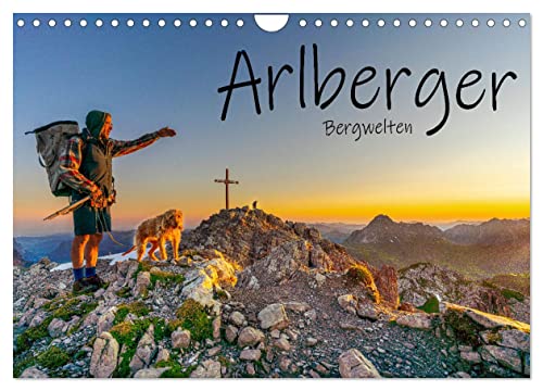 Arlberger Bergwelten (Wandkalender 2024 DIN A4 quer), CALVENDO Monatskalender von CALVENDO